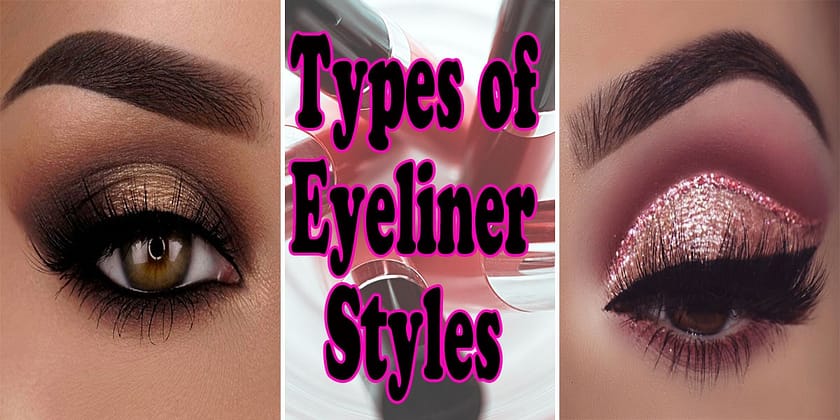 types of eyeliner styles
